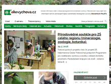 Tablet Screenshot of ekovychova.cz